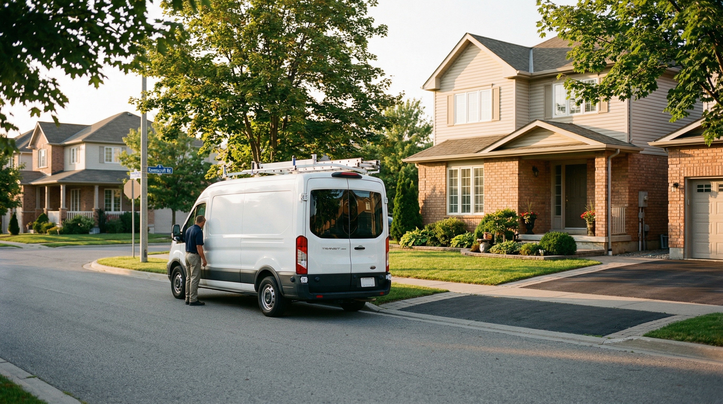 Mehar Appliances service van and technician